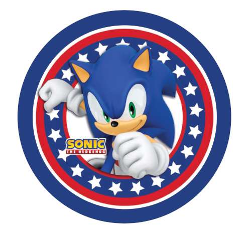 Sonic The Hedgehog Edible Icing Image - Click Image to Close